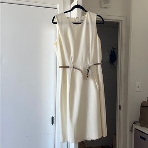 Calvin Klein business white dress size 12